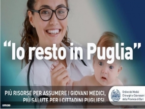 Anelli: Dare la possibilità ai giovani medici di restare in Puglia. 